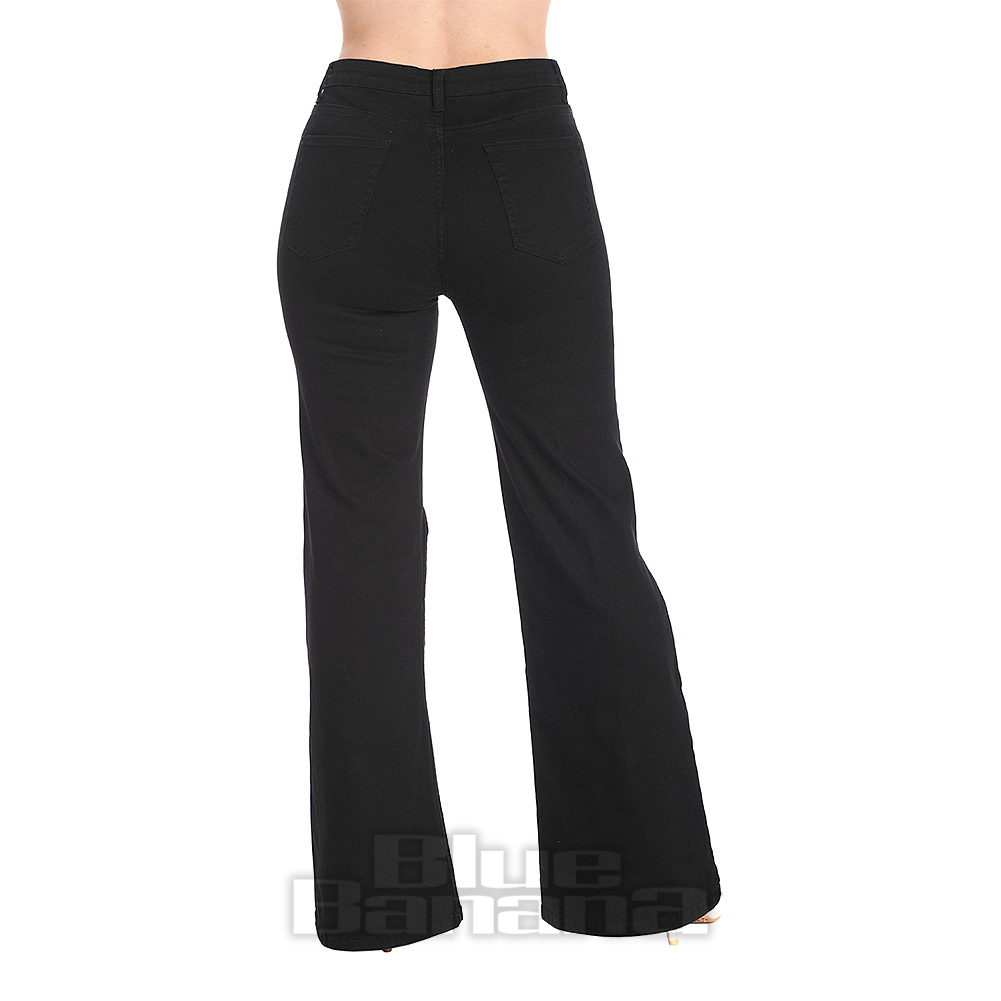 Banned Alternative NOIR VIXEN FLARE TROUSERS main image 0