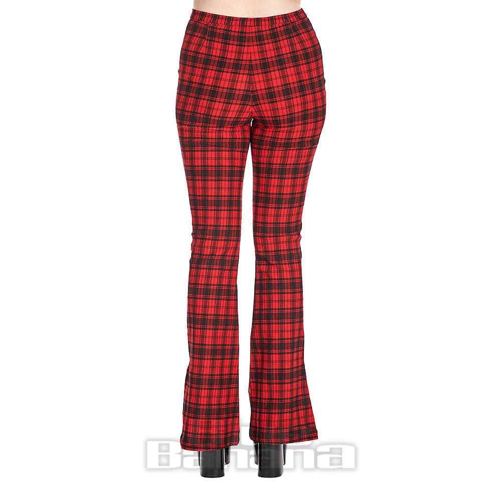 Banned Alternative GRIT GLAM FLARE TROUSERS