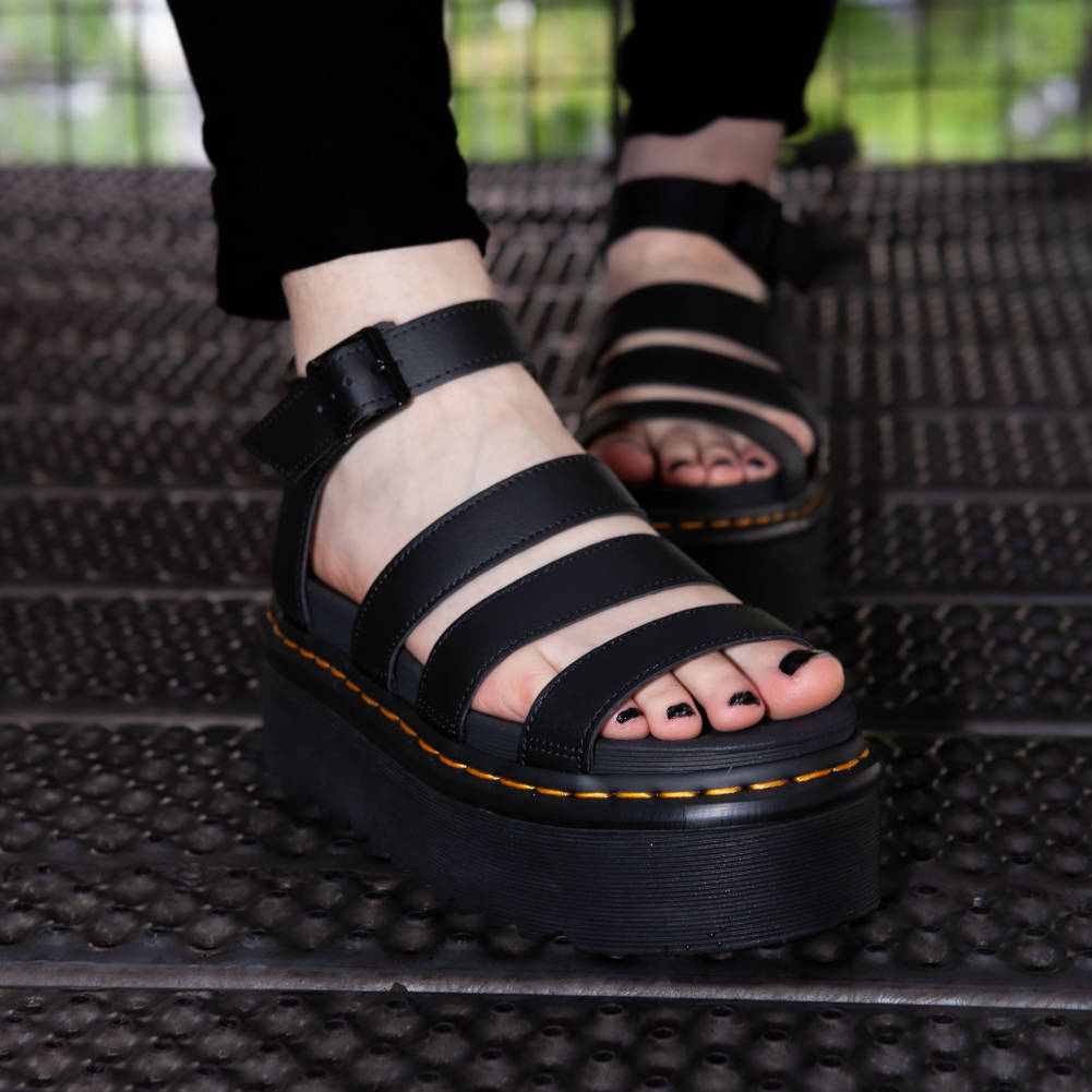Dr Martens Blaire Quad Hydro Sandals | Docs Platform Strap Sandals