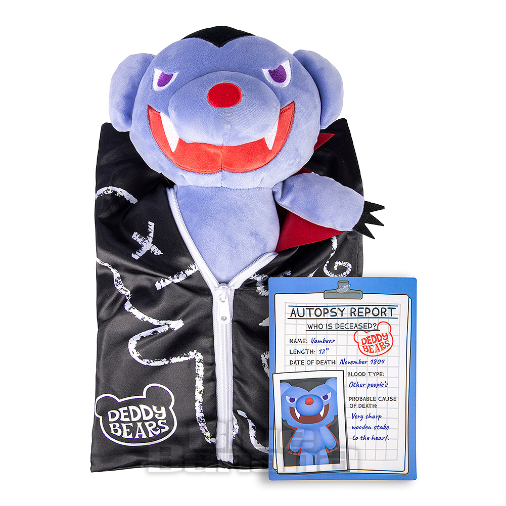 【未開封品】BRAIN DEAD テディベア Deddy Bears Vambear Plush (Body Bag) | Blue Banana