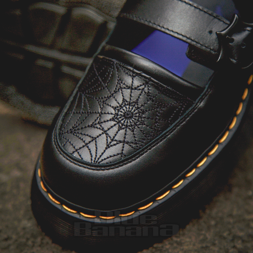 Dr Martens Buzz Mary Jane Wednesday Shoes (Black) | Blue Banana