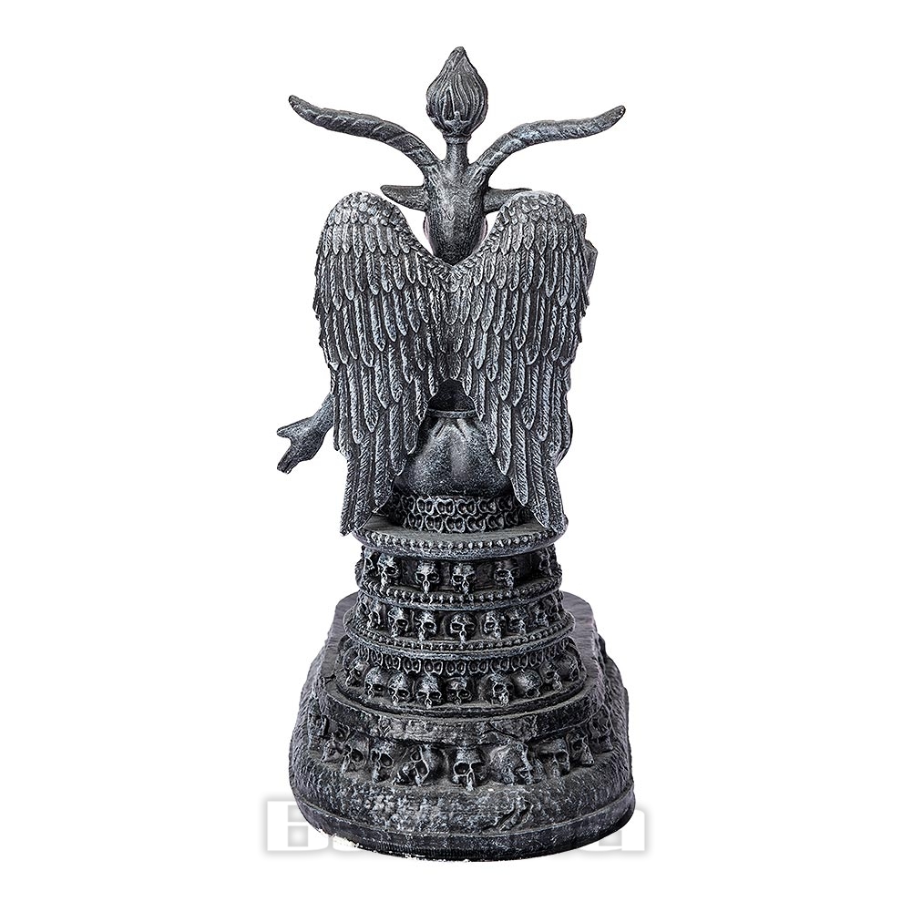 Nemesis Now - Baphomet's Devotion 17cm Theelichthouder - Zwart