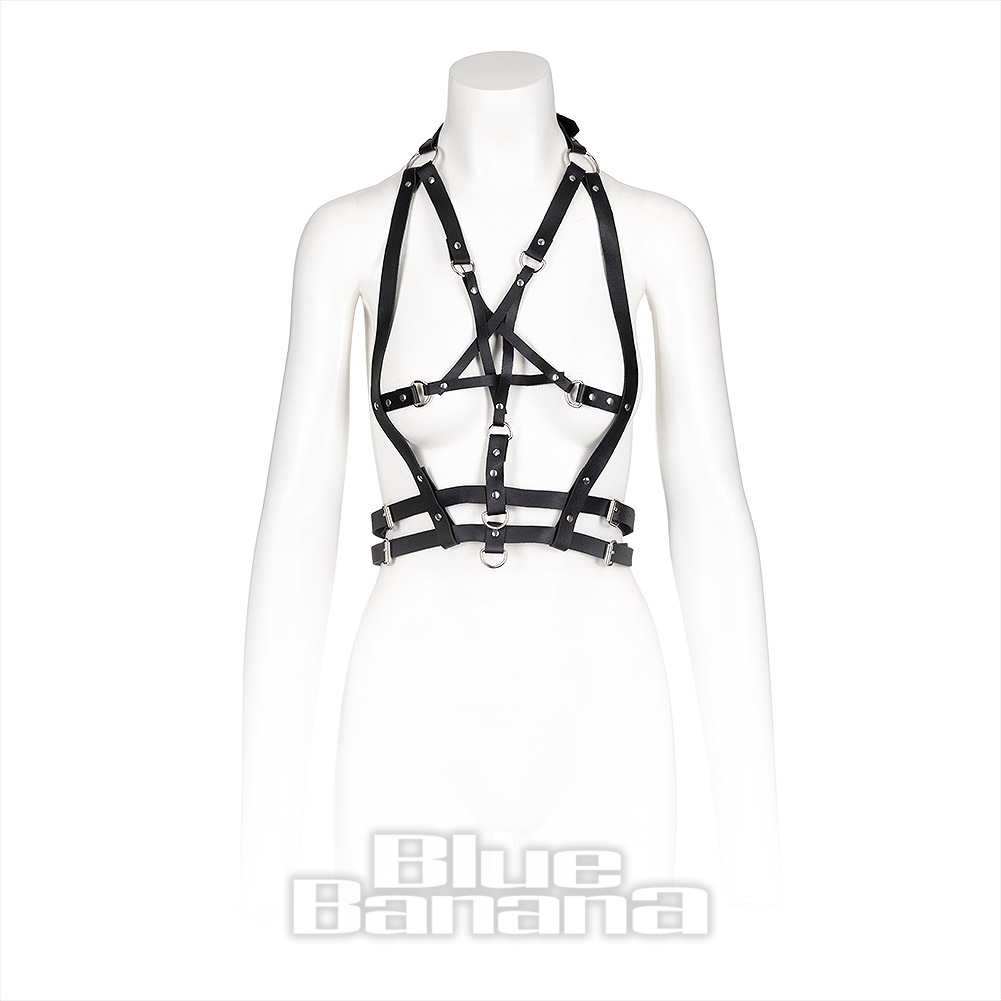 Blue Banana Pentagram Star Harness (Black) Blue Banana