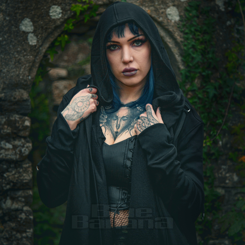 Killstar Assassins Hooded Cardigan (Black) | Gothic Fashion
