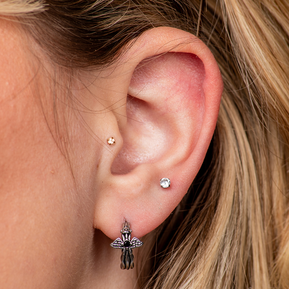 daith piercing blue banana jewellery
