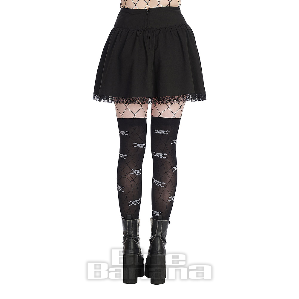 Banned Sakura Black Skirt Gothic Alt Clothing