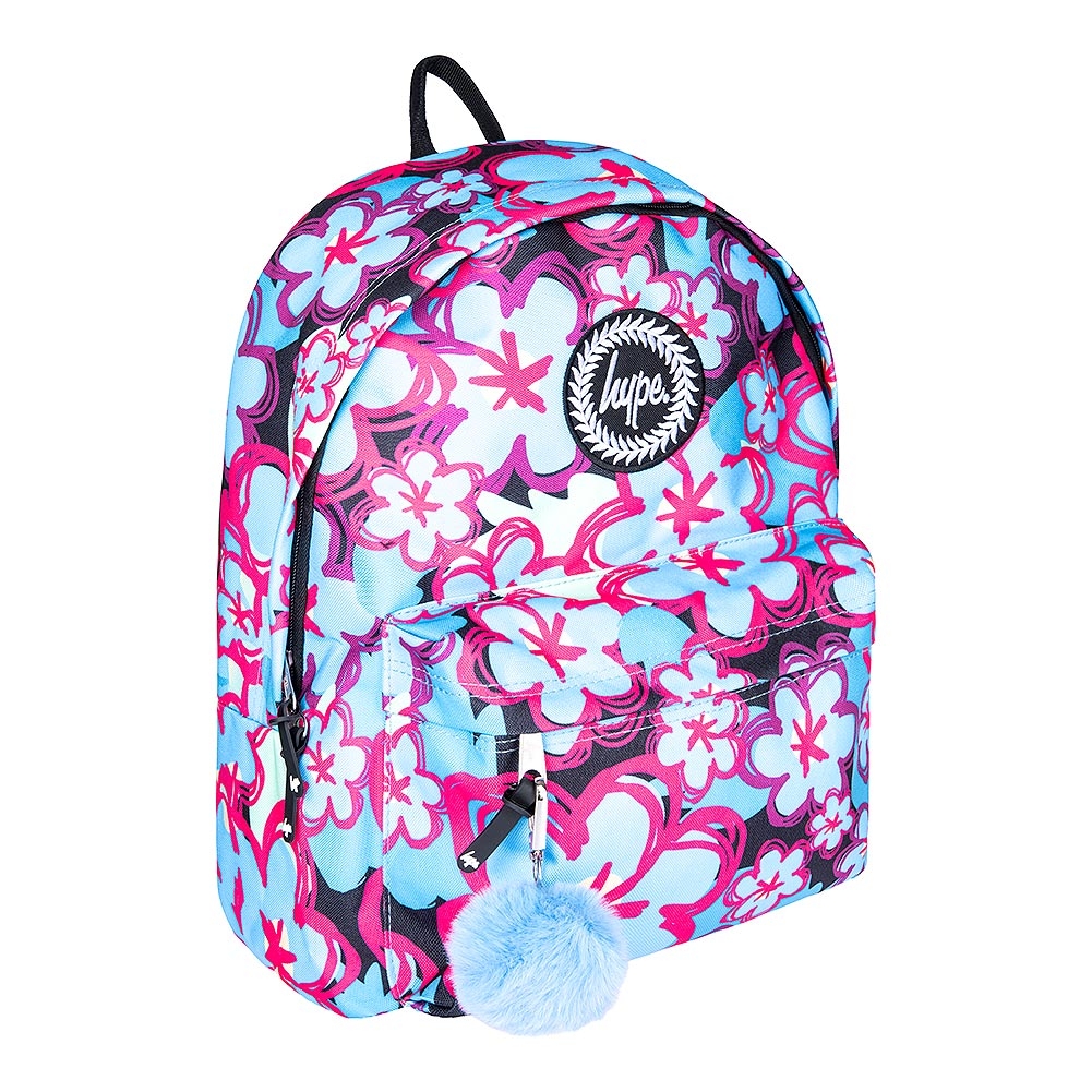 Hype Flowers Backpack (Multicolour) | Blue Banana display picture 2
