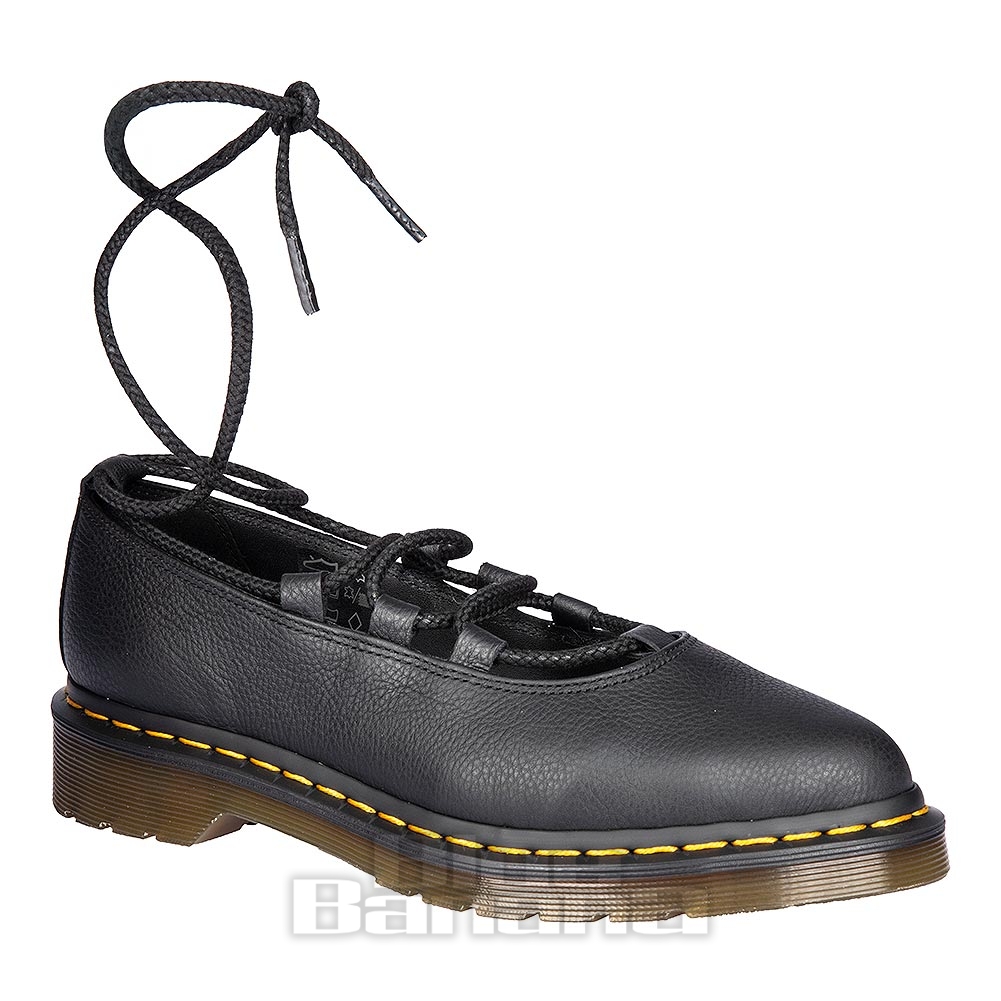 Dr Martens Elphie II Ballet Flats (Black) | Dr Martens Blue Banana