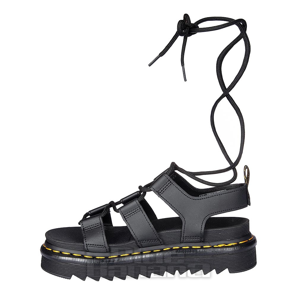 Dr Martens Nartilla Gladiator Sandals (Black) | Blue Banana