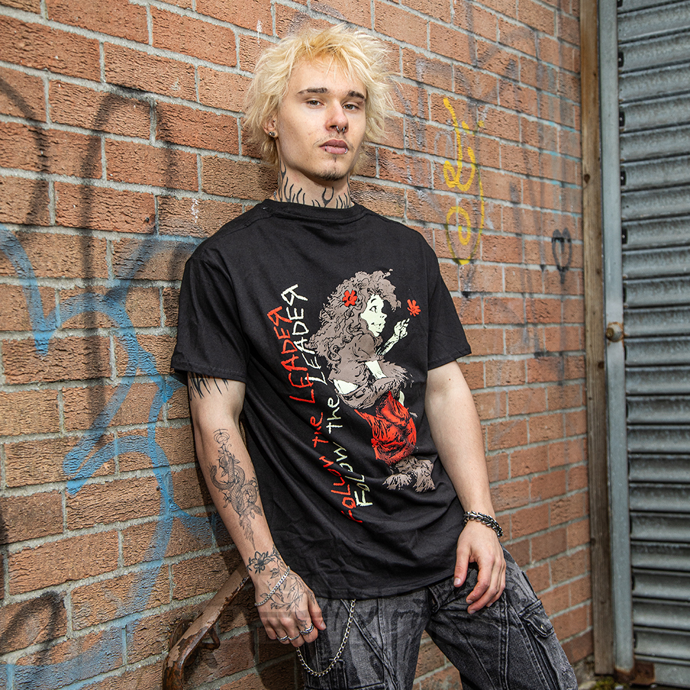 Official Korn Follow The Leader T-Shirt (Black) | Official Band