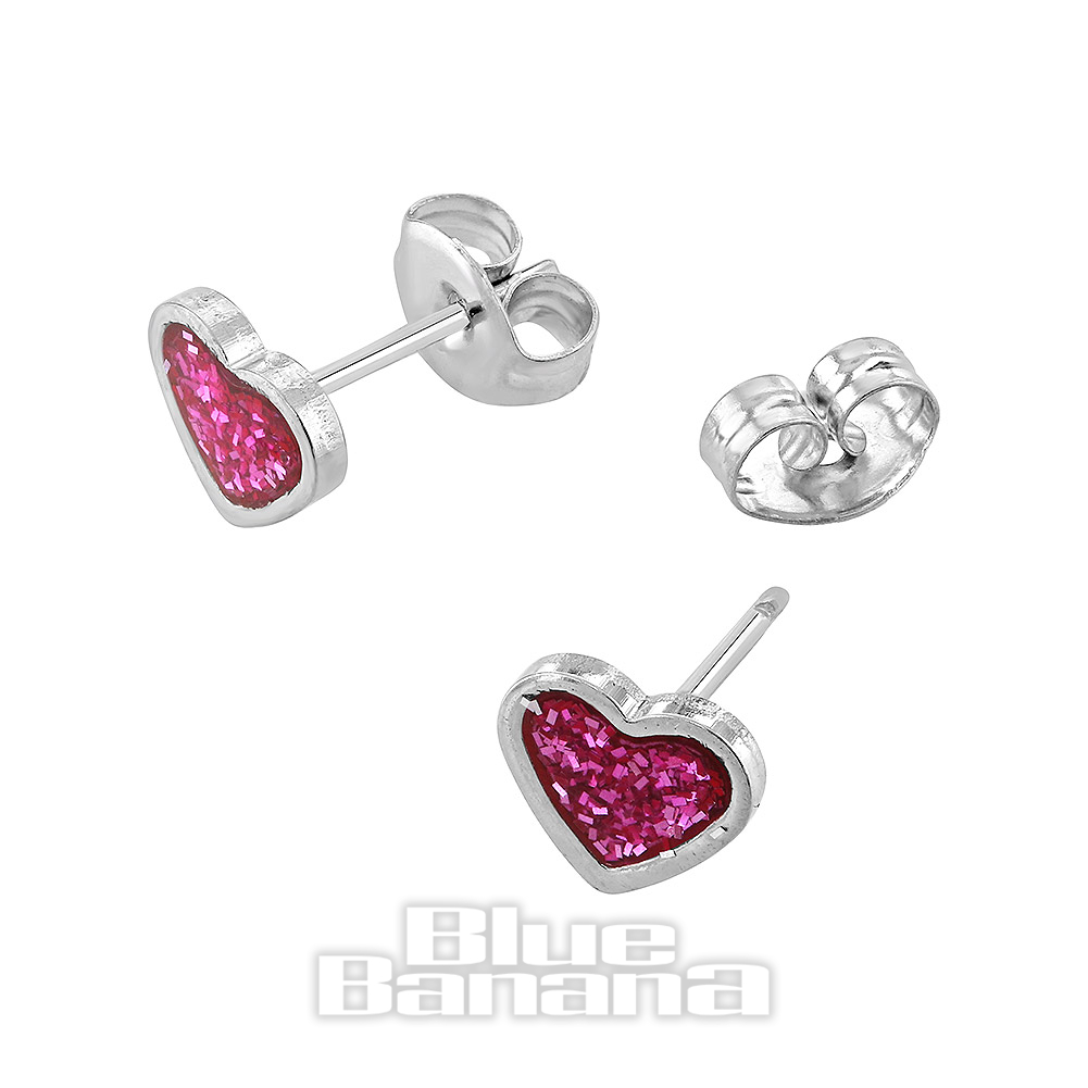 Orecchini In Acciaio Inox Con Cristallo Arancione, 4 Mm, Chiusura A Farfalla, Giacinto