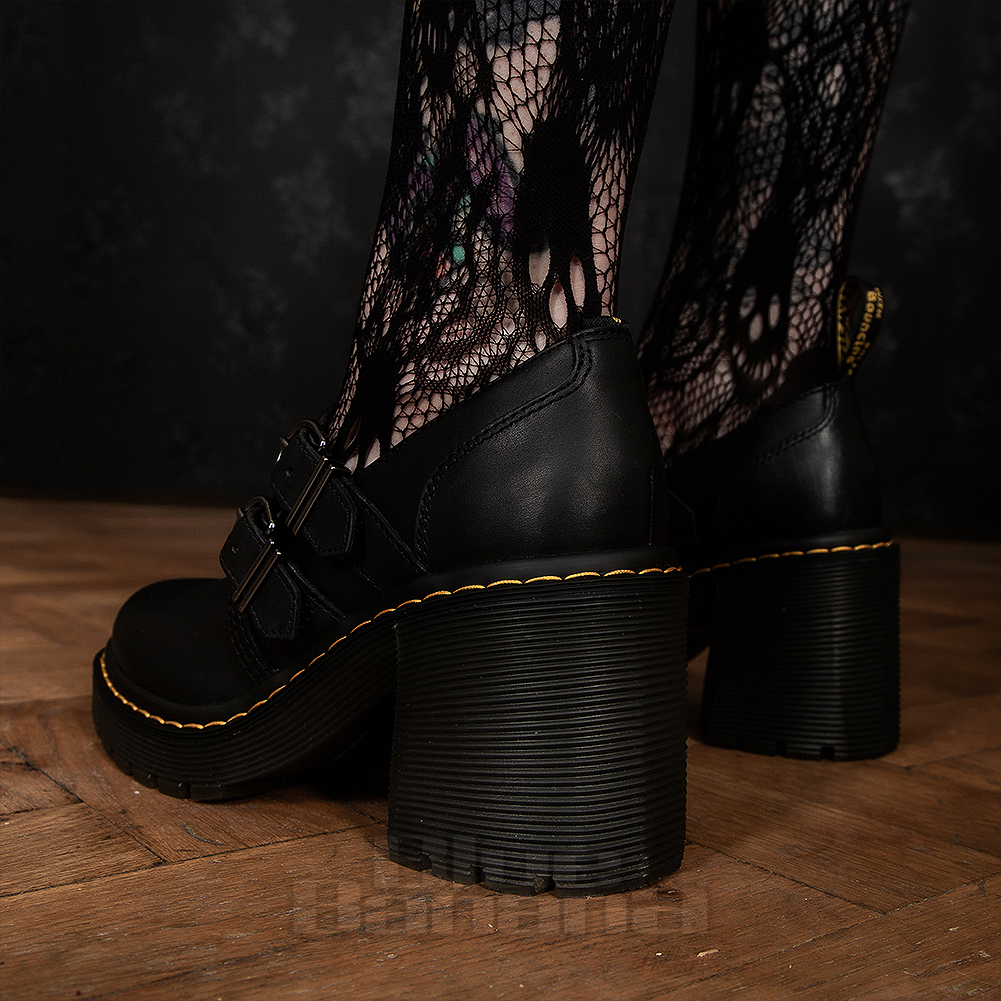 Dr Martens Eviee Sendal Leather Heeled Shoes | Womens Work Heels