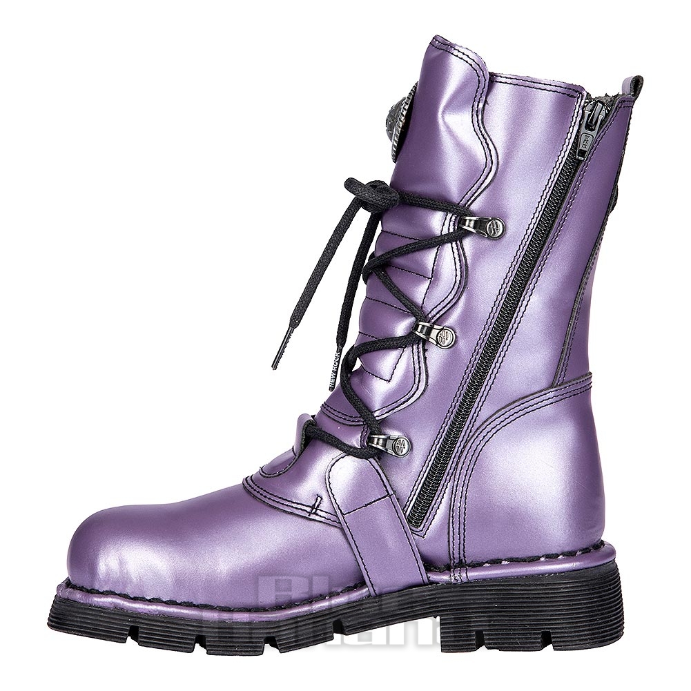 New Rock M.1473-S11 Boots (Purple) | Blue Banana