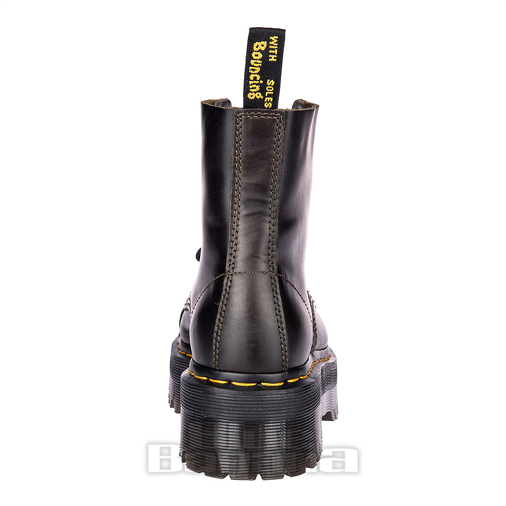 Dr Martens Sinclair Orleans Quad Boots (Dark Taupe) | Blue Banana