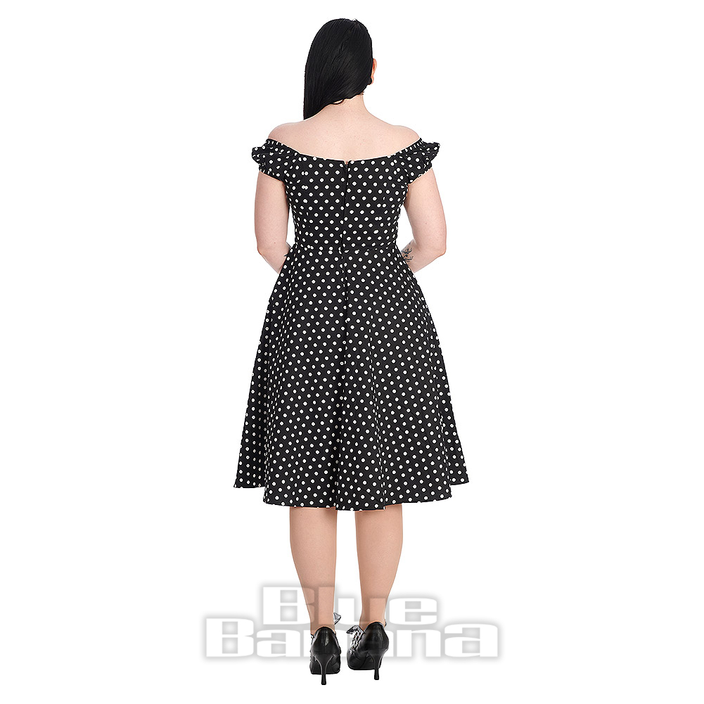 black 50s swing dress Princess Polly Women's Lukea Long Sleeve Minidress - Blue main image 1