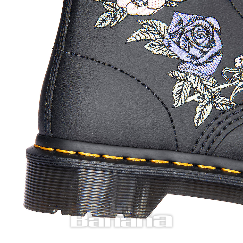 Dr. Martens 1460 Vonda Mono Floral Black Softy T