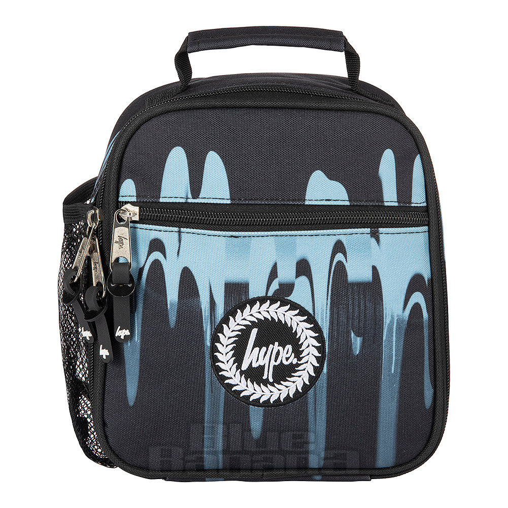 Hype Blue Drips Lunch Box Multicoloured School Bag