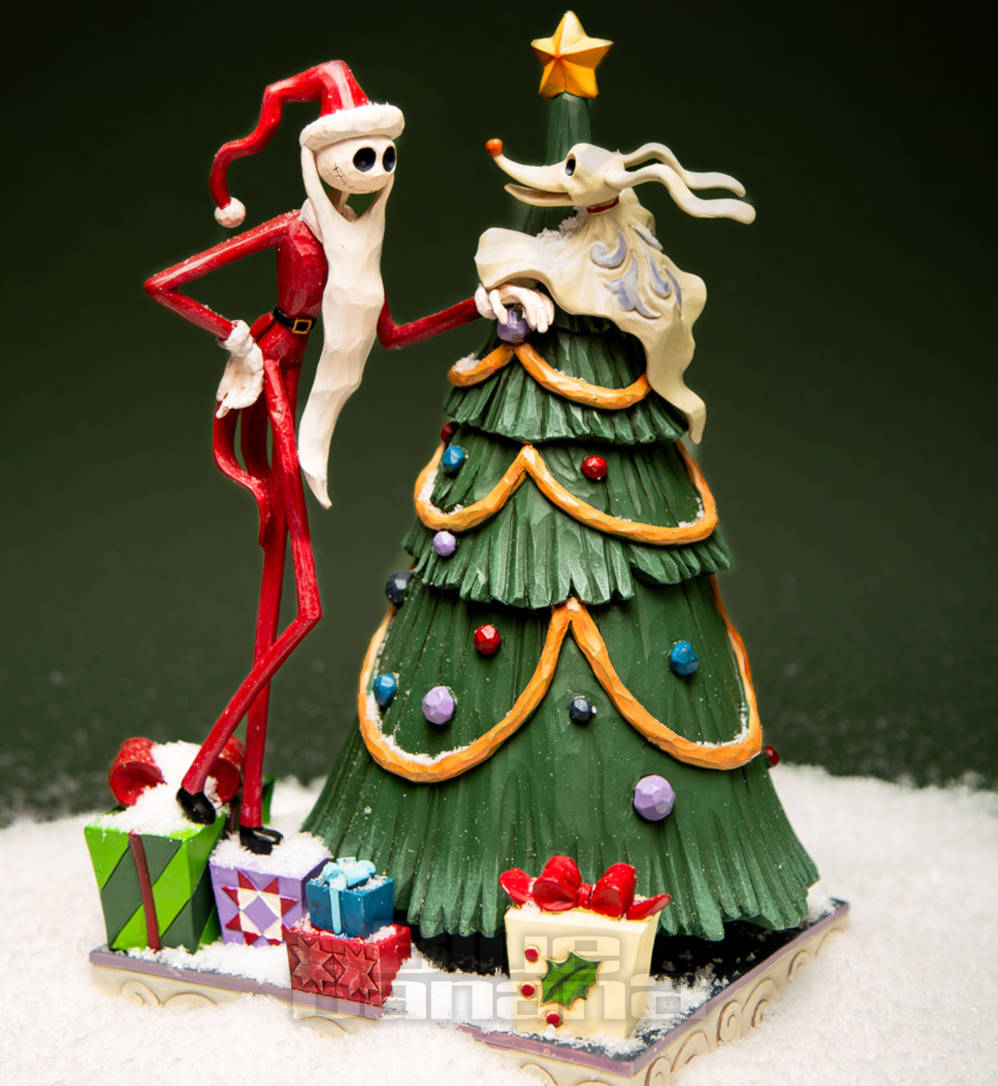 Nightmare Before Christmas Decking The Halls Santa Jack & Zero