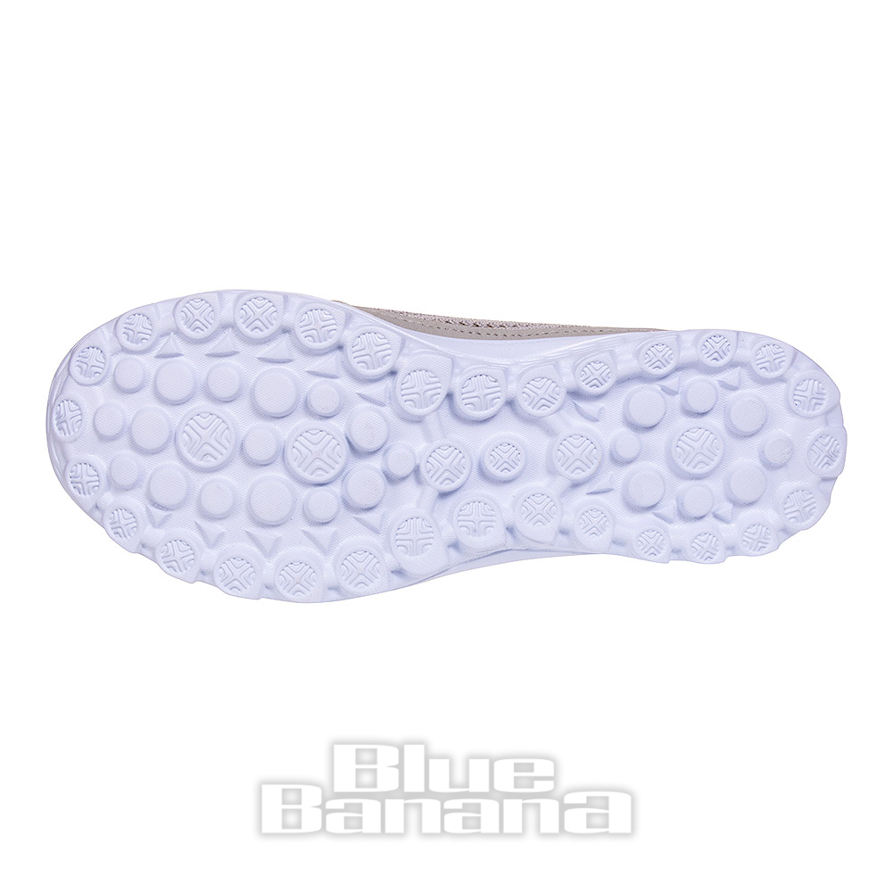 Holees Aluna Grey White Shoes, Memory Foam Light Trainer