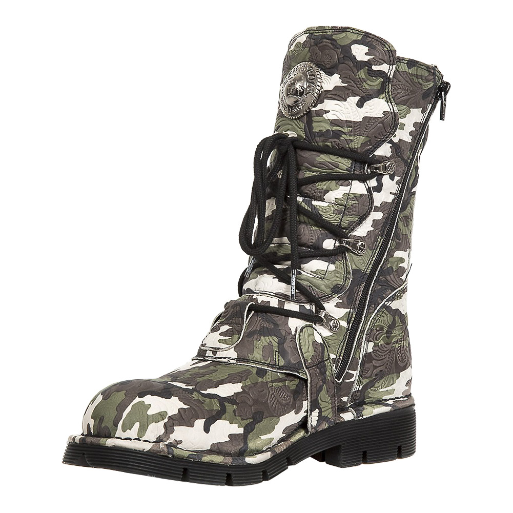 New Rock M.1473-S36 Camouflage Boots | UK Supplier