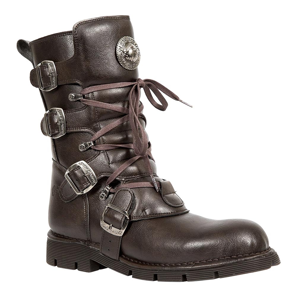 New Rock M.1473-V3 Comfort-Light Vegan Half Boots | UK Supplier
