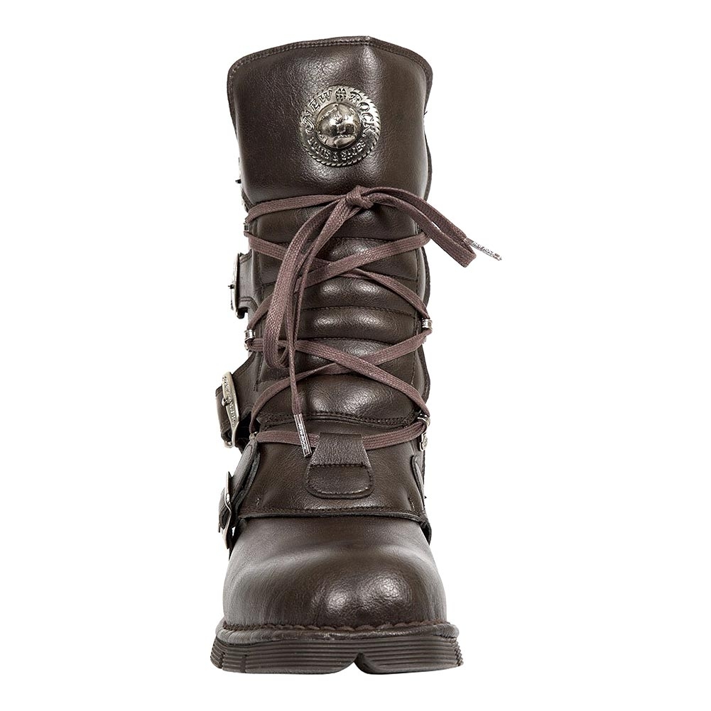 New Rock M.1473-V3 Comfort-Light Vegan Half Boots | UK Supplier