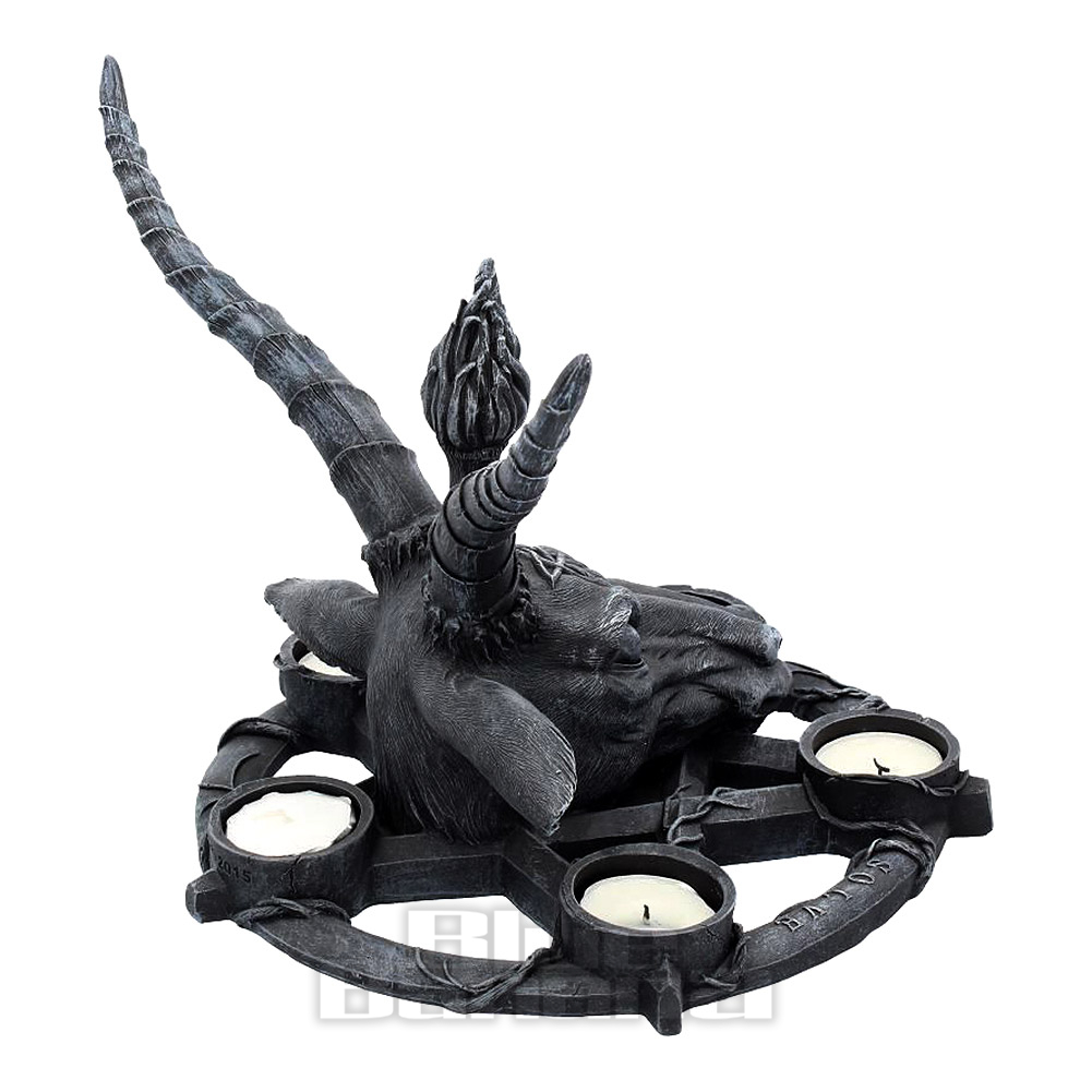 Statuetta Nemesis Now Hell's Desire - Teschio Decorativo 17 Cm In Resina, Colore Grigio - Foto 5