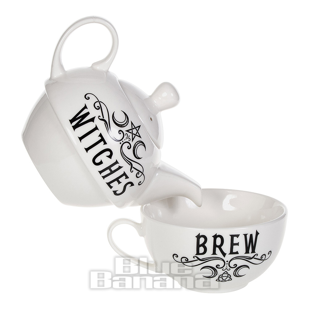 Alchemy Witches Brew Tea For One Cup & Teapot Set