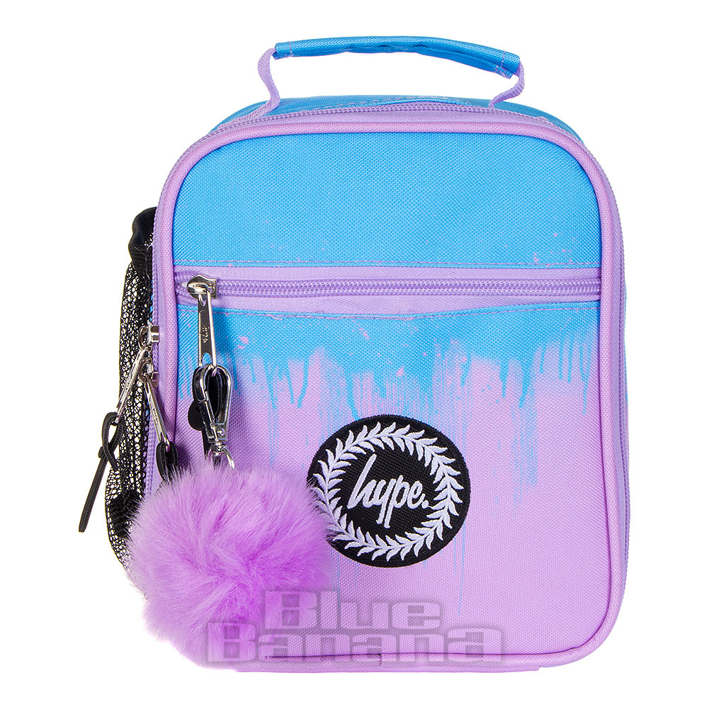Hype Lilac Drips Lunch Box Kids School Lunch Bag