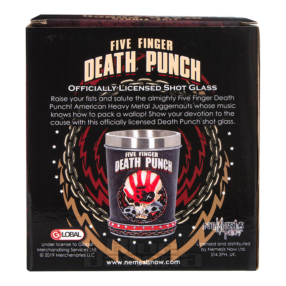 Official Five Finger Death Punch Shot Glass (7cm) | Official Band