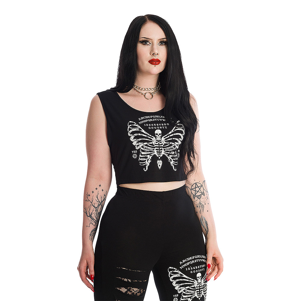 Banned Alternative SKELETON WINGS TOP main image 1