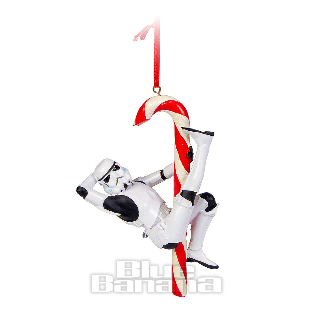 Stormtrooper Candy Cane Hanging Ornament 12cm Officially Licensed