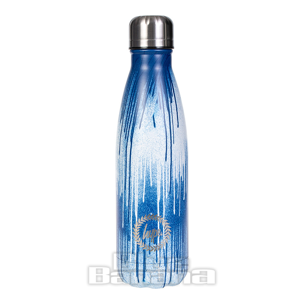 Hype Single Drip Royal Blue Water Bottle Metal Drinks Bottle