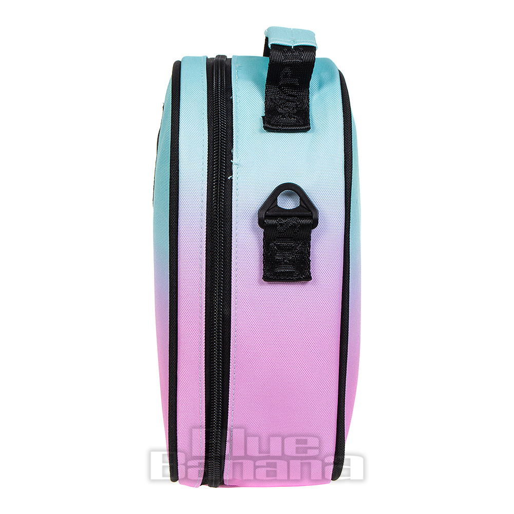hype pink holographic lunch bag