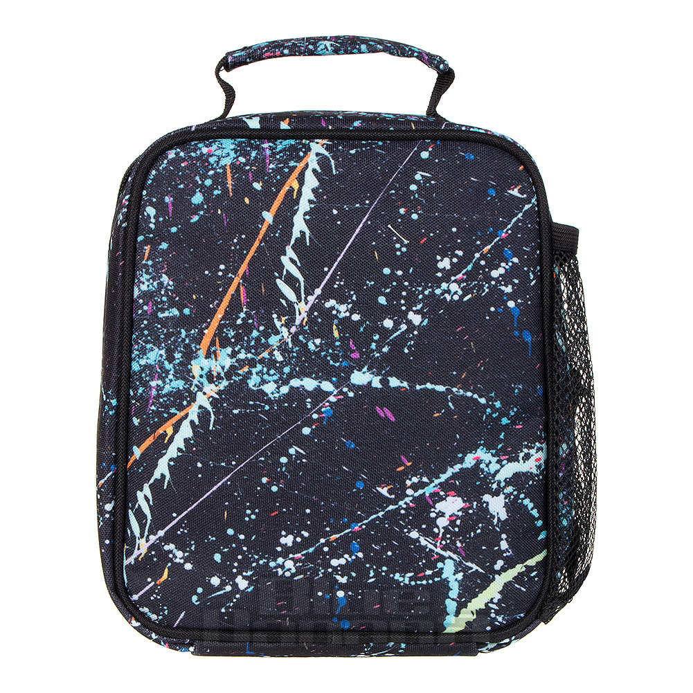 Hype Teal/Orange Paintbrush Lunch Box School Lunch Bag