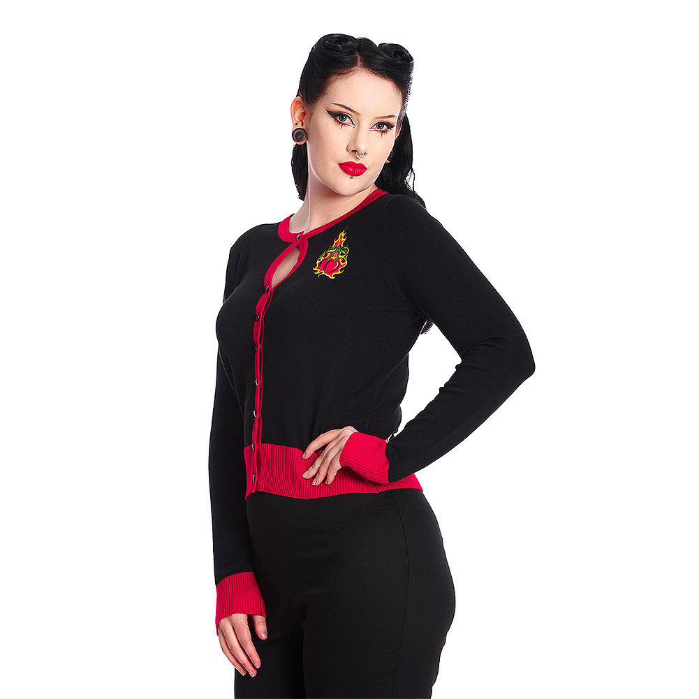 Banned Retro Getaway Cardigan in Blue