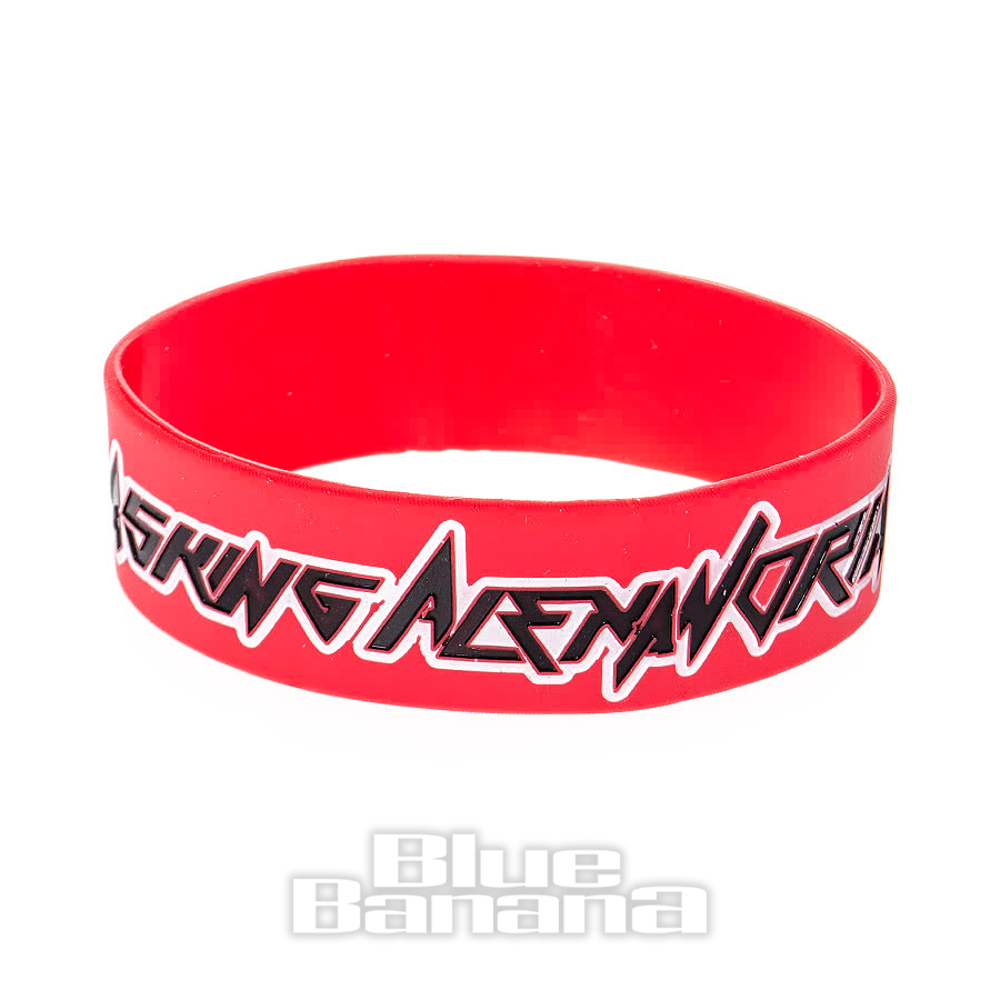 Asking Alexandria City Wristband (Red) Blue Banana UK