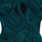 Hell Bunny Venin Midi Robe (Sarcelle) | Blue Banana