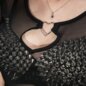 Banned Moody Melody Mesh Black Top | Gothic Tops