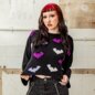 Banned Batty Babe Jumper (Black) | Alternative Fashion, Goth Clothing
