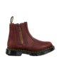 Dr Martens Chelsea 2976 Alyson Zip Grizzly Boots (Cherry) | Autumnal Dr Martens