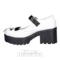 Koi Pondering Panda Mary Jane Chaussures (Noir/Blanc)