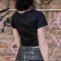 Jawbreaker Lilith Crop T-Shirt (Black) | Blue Banana