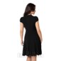 Hell Bunny Nicht In Dich Knielanges Kleid (Schwarz/Rosa) | Blue Banana