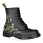 Dr Martens 1460 Evergreen Genix Boots (Black) | 1460 Boots