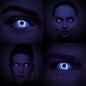 Rote Wirbel UV I-Glow Farbige Kontaktlinsen (30 Tage) | Coloured Contacts
