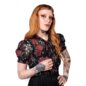 Hell Bunny Blooming Elle Blouse (Black) | Blue Banana
