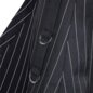 Abito a righe gessate Banned X Blue Banana (nero) | Mini abito gotico
