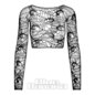 Killstar Lamenthia Mesh Top (Black) | Killstar Clothing