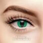 Green Cobra Eye Coloured Contact Lenses | Halloween Daily Lens